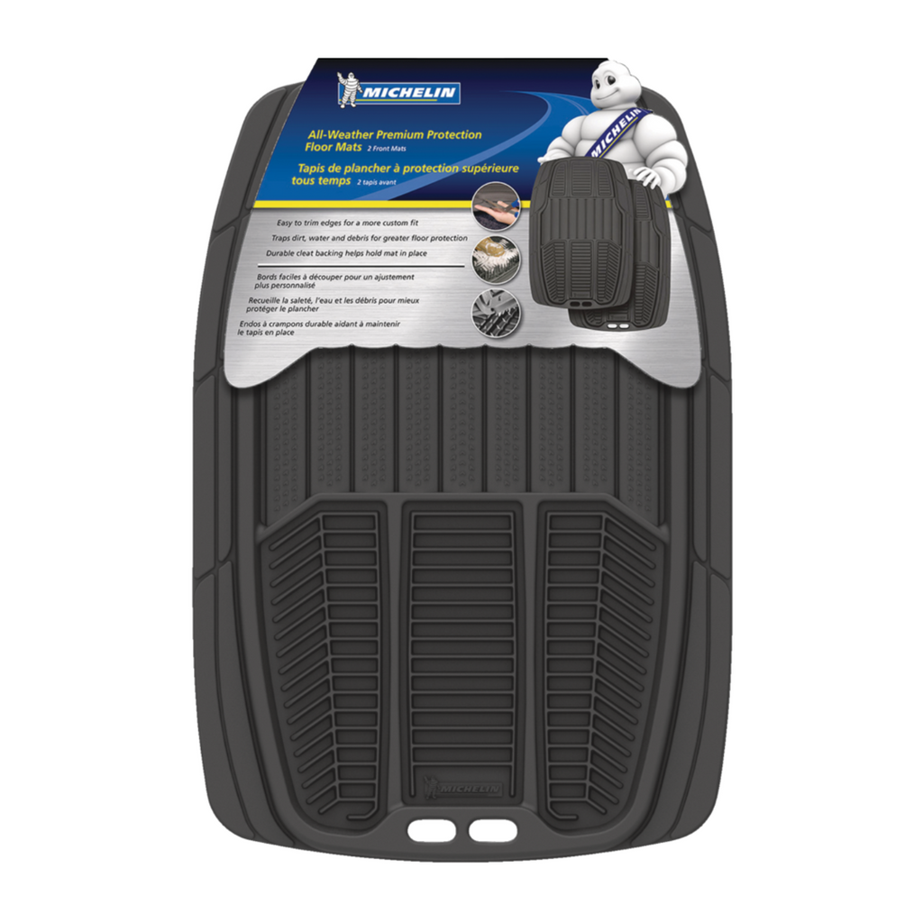 Michelin All Weather Front Car Mat Set 2 pk Partsource