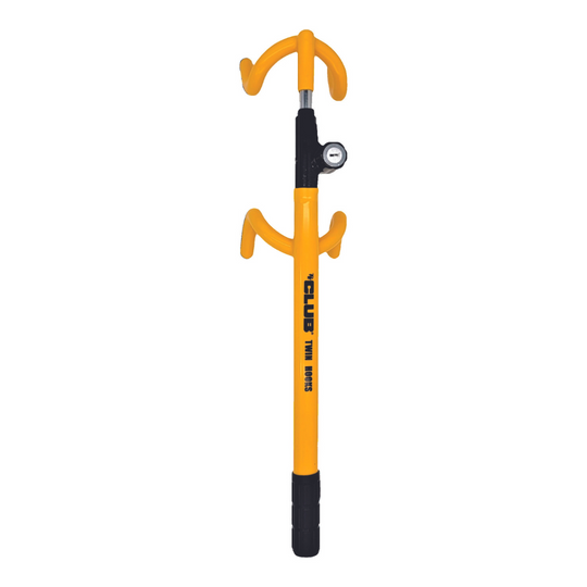 The Club 3000 Twin Hooks Steering Wheel Lock, Yellow