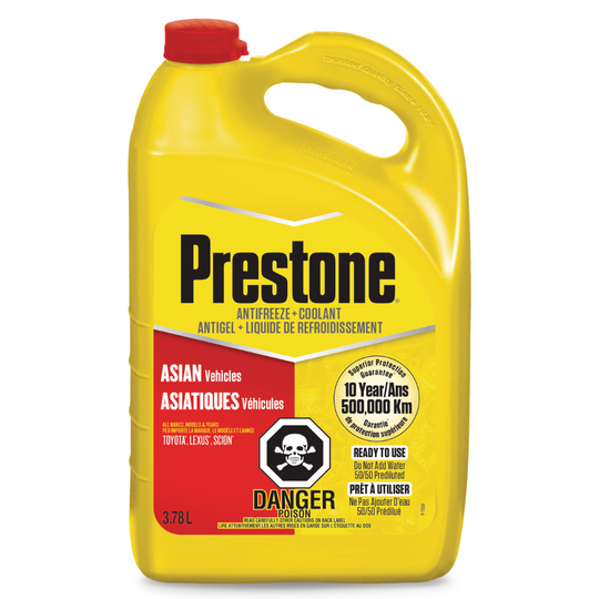 Prestone Asian Vehicles Anti-Freeze/Coolant, Red 3.8-L