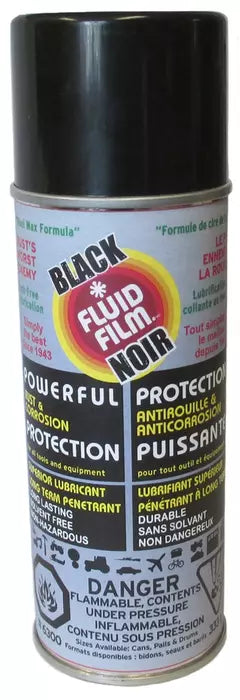 Fluid Film Lubricant/rust Protect & Penetrant, Black, 333g