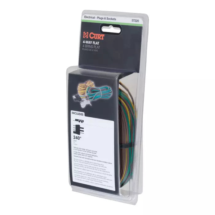 57220 4-Way Flat Connector for Rewiring Trailer
