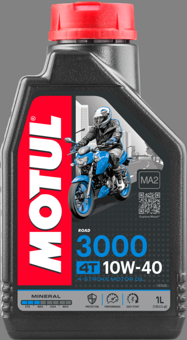 Motul 3000 4-stroke Mineral Motor Oil 10w40, 946ml