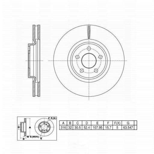 C07749 ProSeries OE+ Brake Rotor