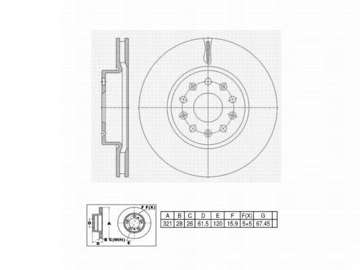 C11029 ProSeries OE+ Brake Rotor