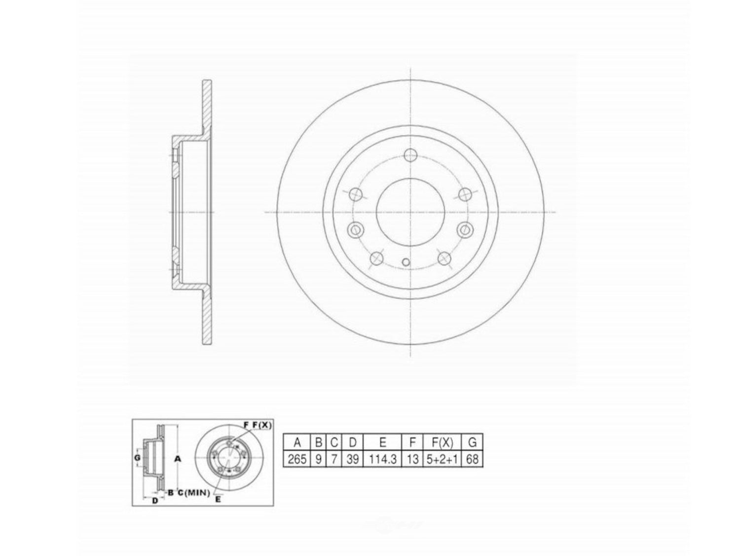 C11388 ProSeries OE+ Brake Rotor