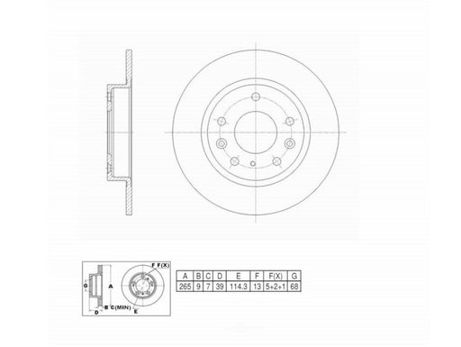 C11388 ProSeries OE+ Brake Rotor