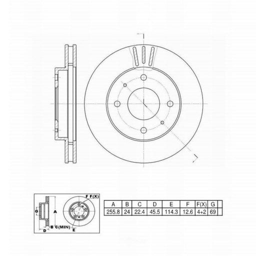 C26133 ProSeries OE+ Brake Rotor