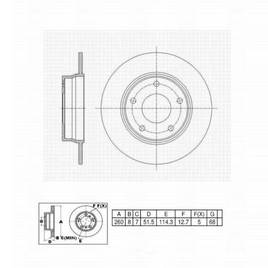 C30293 Pro Series OE+ Brake Rotor - Rear