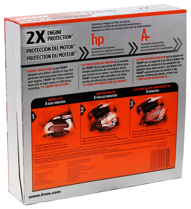 CA12616 FRAM Extra Guard Air Filter