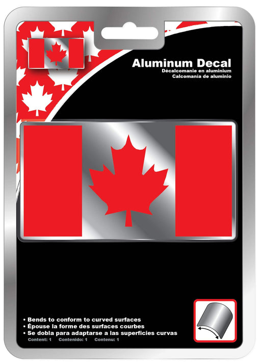 Chroma Canadian Flag Weather-Resistant Aluminum Decal