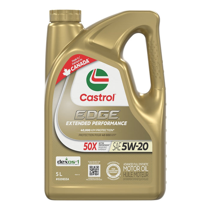 Castrol EDGE Extended Performance 5W20 Synthetic Engine/Motor Oil