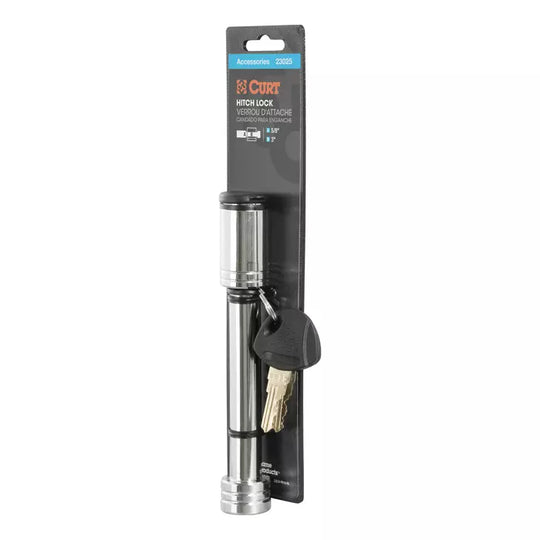 23025 5/8 Hitch Lock (3 Receiver, Barbell, Chrome)