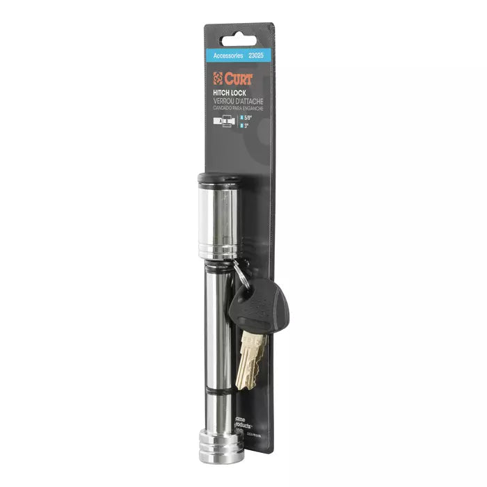 23025 5/8 Hitch Lock (3 Receiver, Barbell, Chrome)