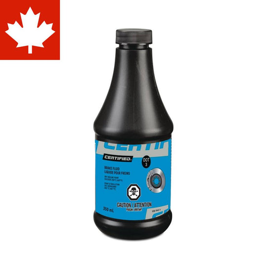 Certified DOT 3 Brake Fluid, 350-mL