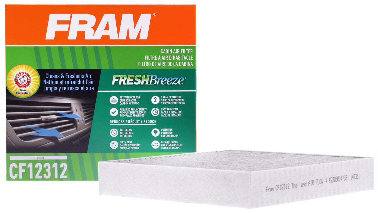 Filter Cf12 CF12312 FRAM Fresh Breeze Cabin Air Filter
