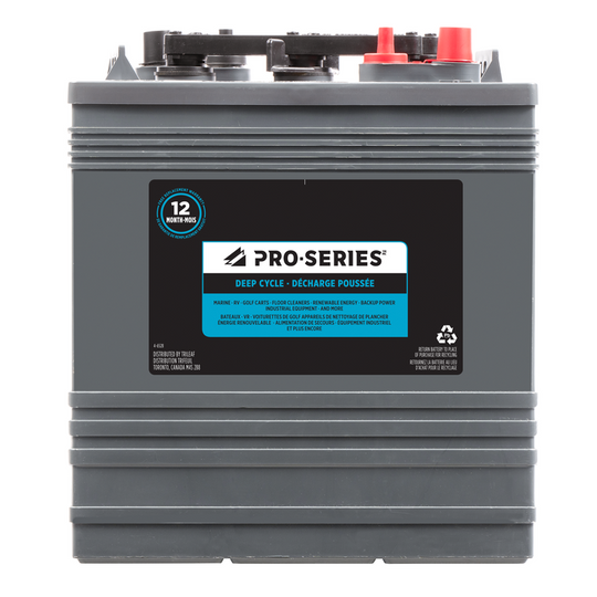 PRO-SERIES Group GC2H Deep Cycle Battery, 255 CCA