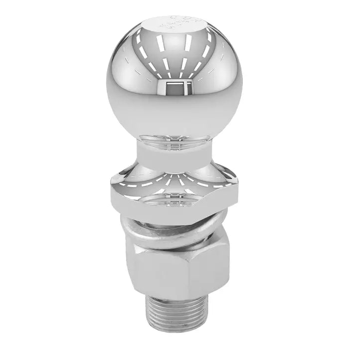40066 2 Trailer Ball (1x2-1/8 Shank, 6000 lb, Chrome, Packaged)
