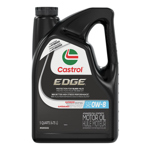 Castrol Edge Synthetic 0w-8 Motor Oil, 5L