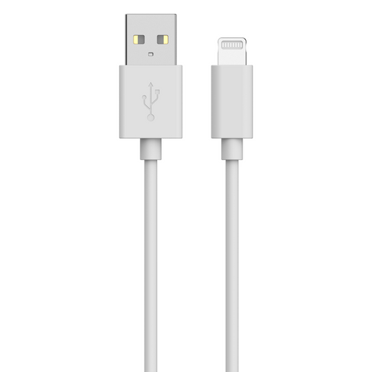 Bluehive 6" White Lightning Charge And Sync Cable