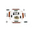 H7386 CARLSON PARKING BRAKE HARDWARE KIT