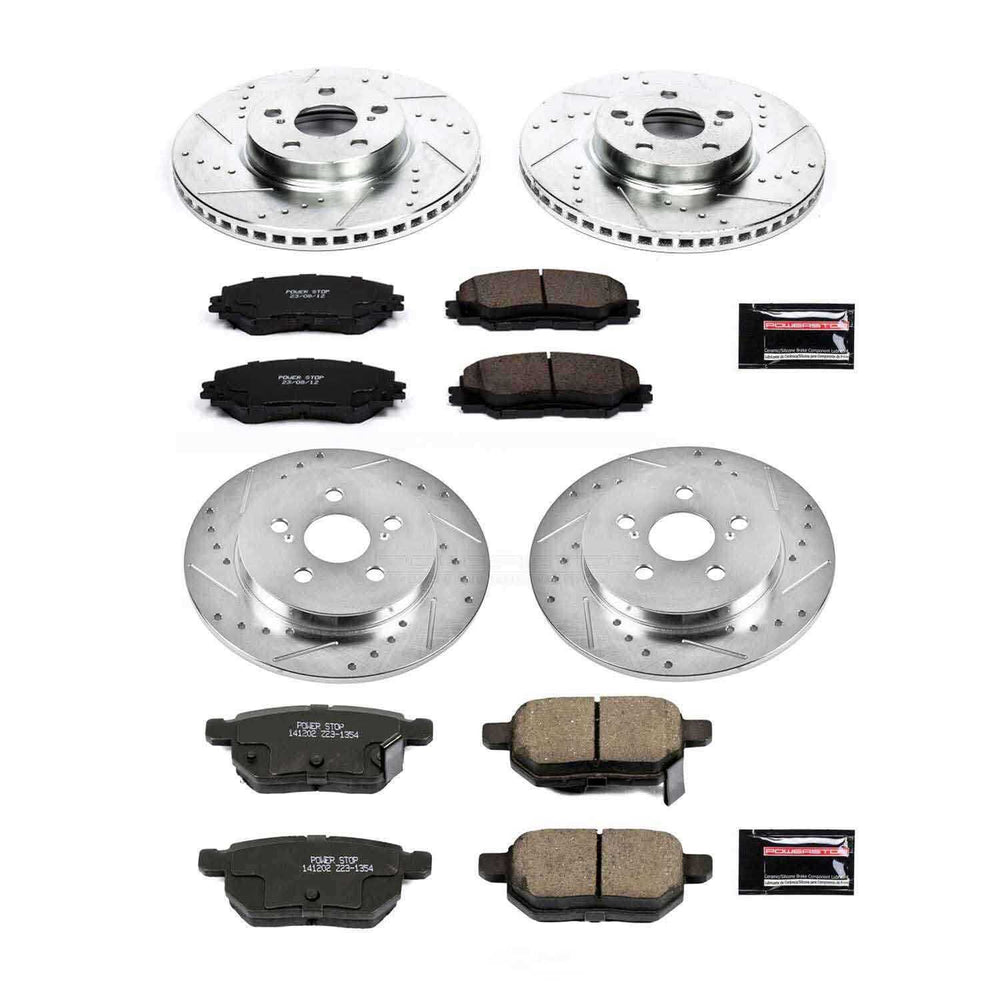 K4140 Powerstop Z23 Evolution Sport Brake Upgrade Kit
