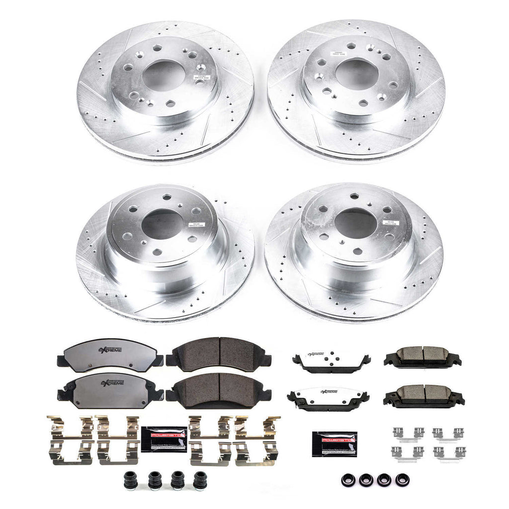 Power Stop Z36 Truck & Tow Brake Kit Front & Rear Ford E-350 Club Wagon 20032005 P 153307167 Power Stop Z36 Truck & Tow Brake Kit Front & Rear Ford E-350 Club Wagon 20032005 P 153307167