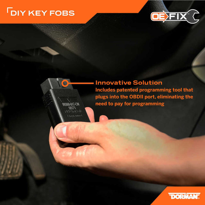 13732 Dorman GM 4-Button Remote Key Fob, 13732