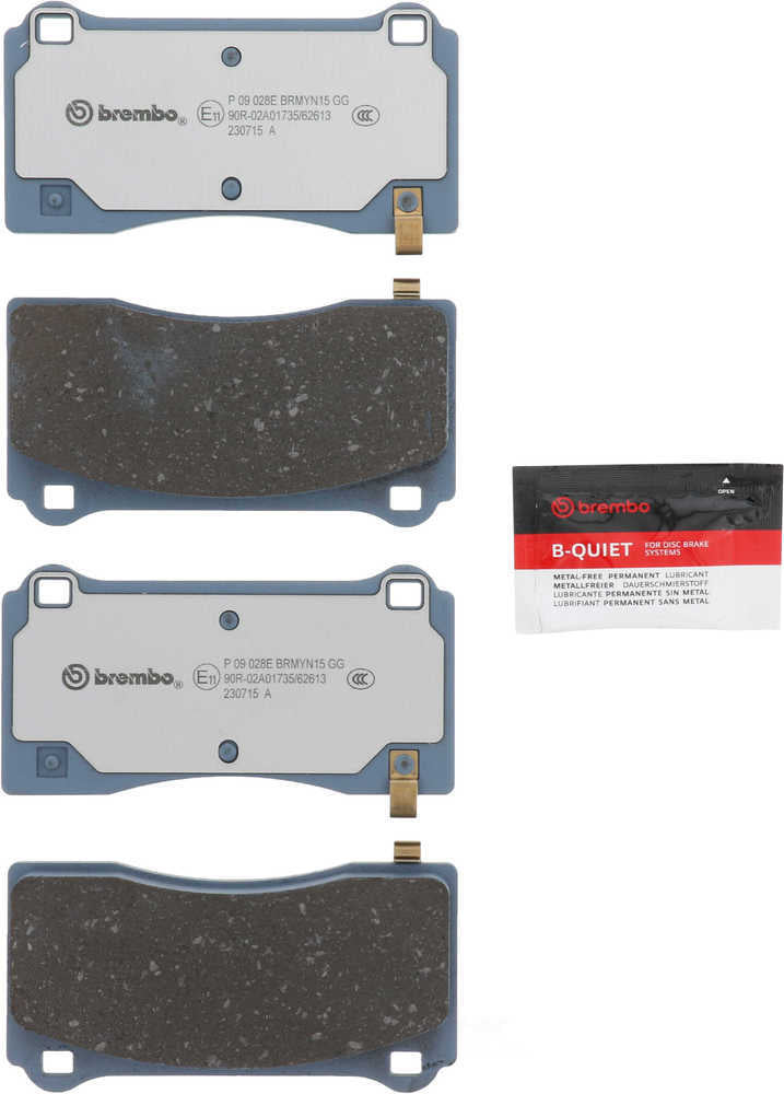 Partsource Brake Pads P09028E BREMBO BRAKE PAD