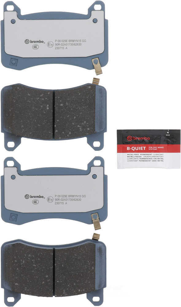 Partsource Brake Pads P09029E BREMBO BRAKE PAD