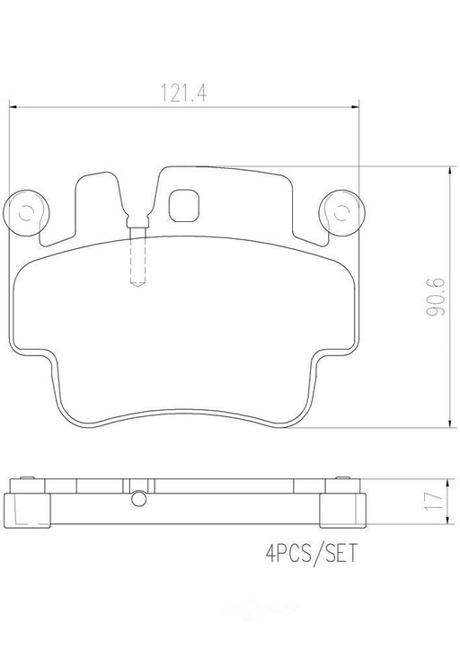 P65009N Brembo Brake Pad