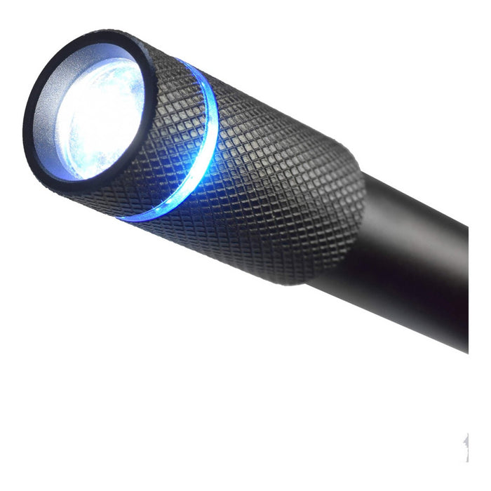 Police Security 270 Lumens Waterproof Aura Pen Light with Adjustable Brightness, Batteries Included, Black