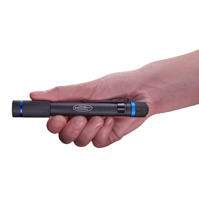 Police Security 270 Lumens Waterproof Aura Pen Light with Adjustable Brightness, Batteries Included, Black