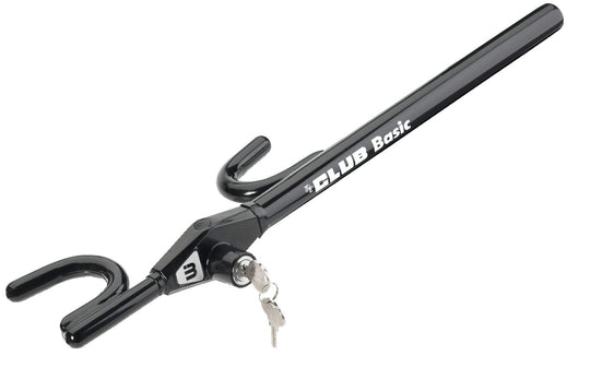 The Club Basic Steering Wheel Lock, Black