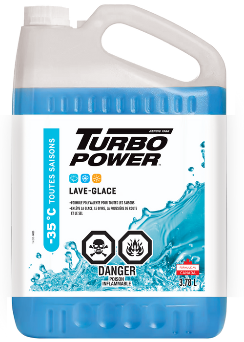 Turbo Power -35°C Windshield Washer Fluid, 3.78L