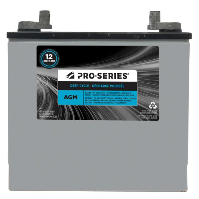 12V55-22NF Pro-Series 12-Volt 55 Ah Group Size 22NF SLA Battery