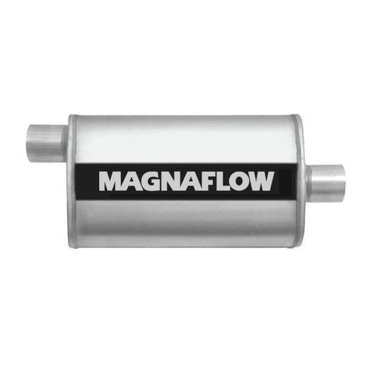 11225 Magnaflow Oval Muffler, 4 x 9-in.
