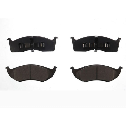 Set of four BFD2037CR ProSeries OE Brake Pads arranged in two rows with a white background.