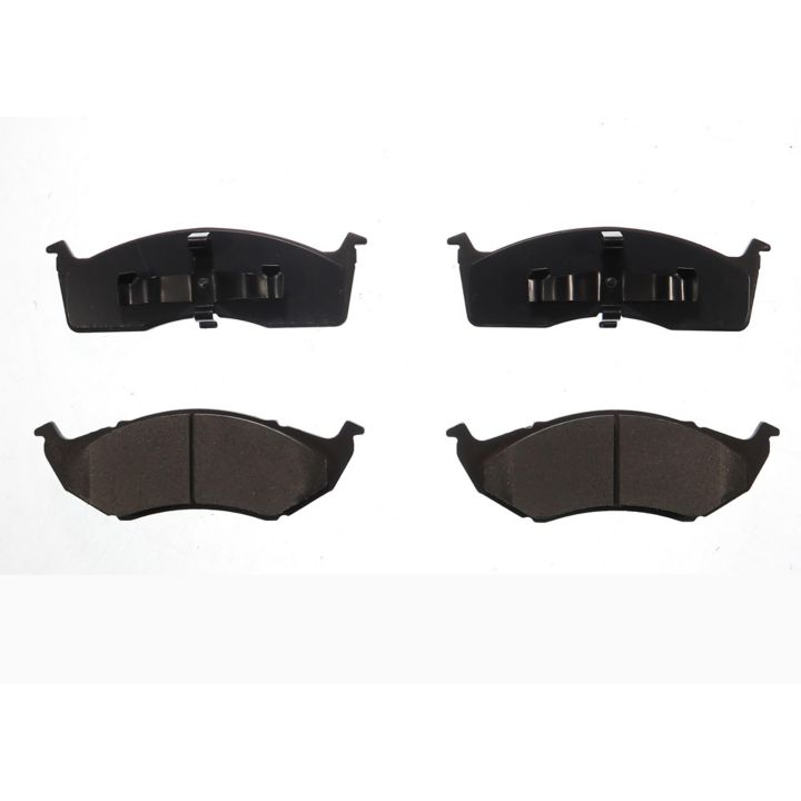 Set of four BFD2037CR ProSeries OE Brake Pads arranged in two rows with a white background.