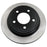 The C25306 ProSeries OE+ Brake Rotor in black and silver, featuring bolt holes, is displayed against a white background.