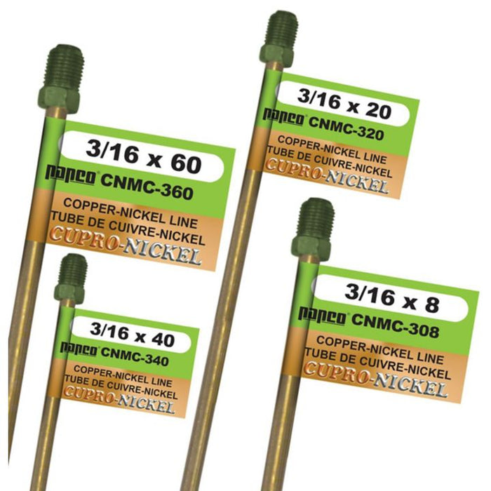 CNMC360 H. Paulin CNMC360 Nickel Brake Line, European, 60 x 3/16-in