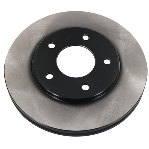 The C01841 ProSeries OE+ Brake Rotor is a silver and black car brake disc rotor featuring four holes for mounting.