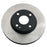 A C01992 ProSeries OE+ Brake Rotor, featuring a silver and black finish, designed for vehicles with a smooth central hub and drilled holes for mounting.