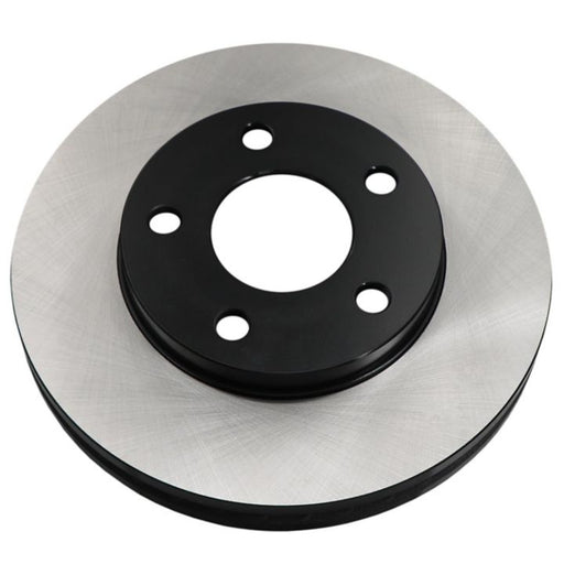 A single C25325 ProSeries OE+ Brake Rotor featuring a black center and a silver outer ring, displayed on a white background.