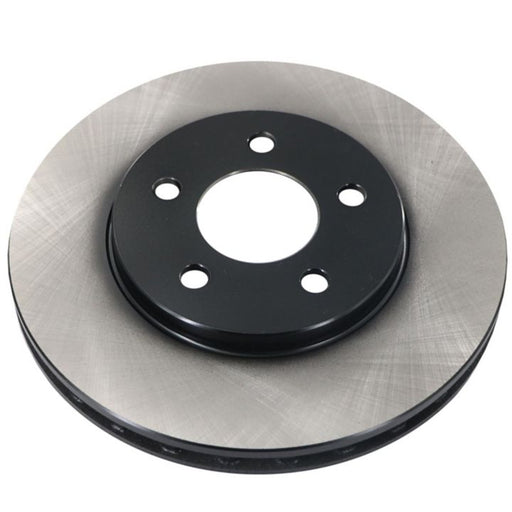 A single *C25483 ProSeries OE+ Brake Rotor* featuring a black center and a silver outer edge against a white background.