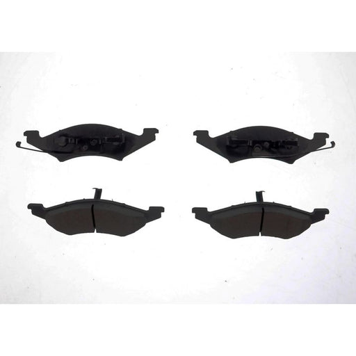 BFD257SM ProSeries OE Brake Pads in a black four-piece set are showcased on a white background.