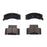 Four BFD459SM ProSeries OE Brake Pads arranged in a rectangular pattern on a white background.