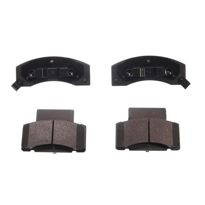 Four BFD459SM ProSeries OE Brake Pads arranged in a rectangular pattern on a white background.