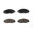 Four BFD465CR ProSeries OE Brake Pads in black, arranged in two rows on a white background.