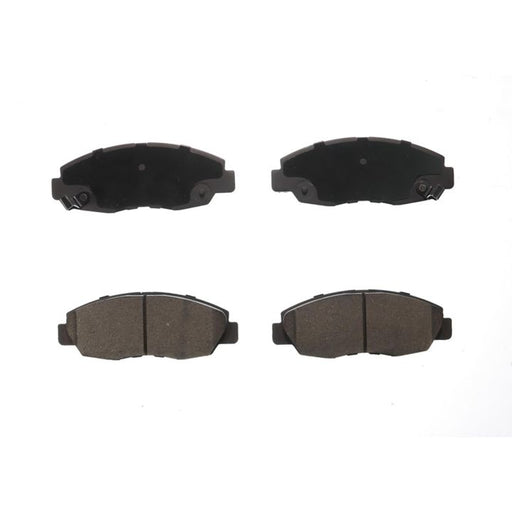 Four BFD465CR ProSeries OE Brake Pads in black, arranged in two rows on a white background.