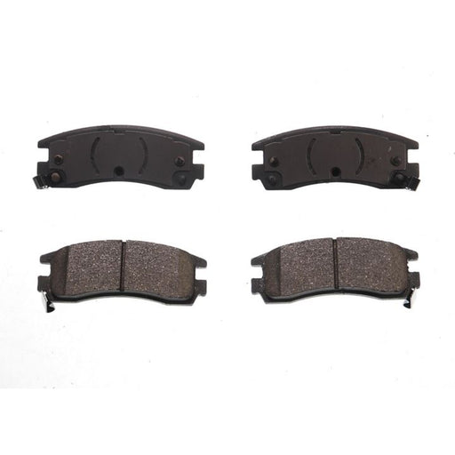 Four BFD714SM ProSeries OE Brake Pads in black are arranged in two rows on a white background.